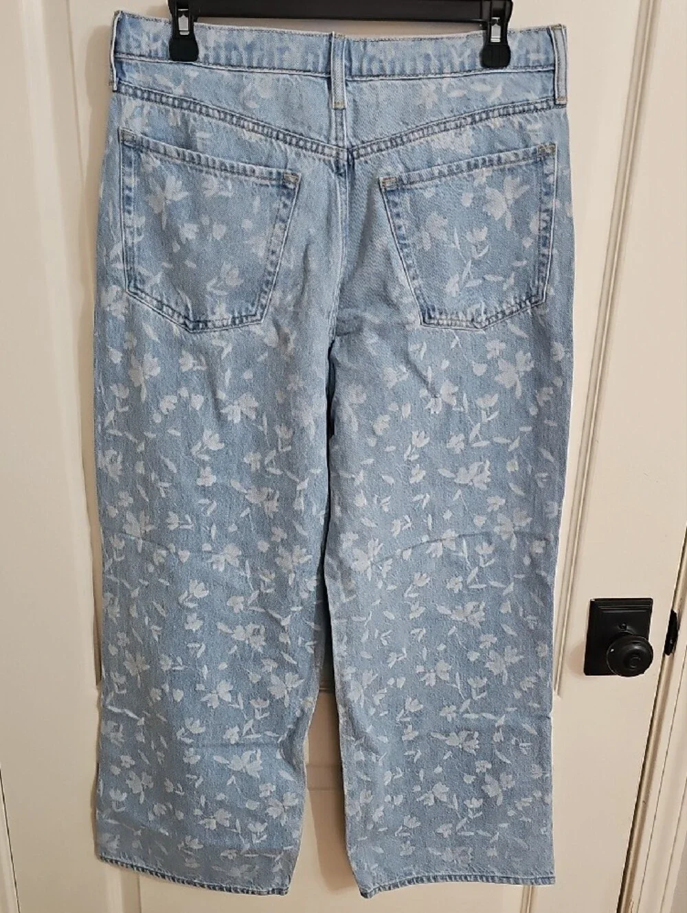 GAP Light Blue Floral-Print Girls Jeans